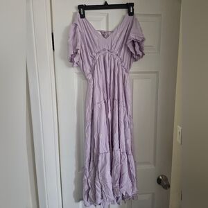 Brand In bloom size medium purple dress Maternity innika C. Style